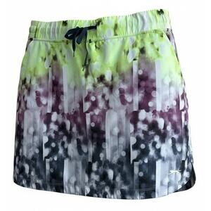 Slazenger Golf Lime Purple Tennis Pickleball Athletic Skort Size L
